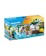 PLAYMOBIL 70611 Children&#39;s pool with whirlpool Slide Swing  NEW 2021 - $828.29 MXN