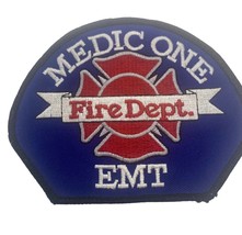 Medic One Fire Department (Washington) EMT Shoulder Patch Embroidered NOS - £8.56 GBP