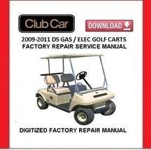 CLUB CAR DS 2009-2011 Gas / Electric Golf Cart Service Repair Manual  - £15.73 GBP