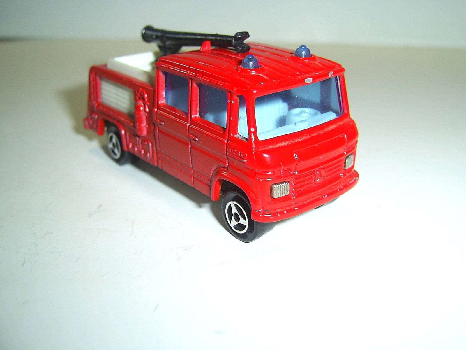 MAJORETTE #258. Car model MERSEDES Pompier Aeroport. Vintage France. Col... - $21.50