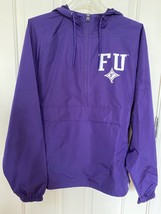 Fanatics Furhman NWT Initials Purple Windbreaker Jacket Pullover Half Zip M - $42.00