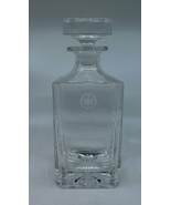 Air Canada Logo Heavy Alcohol Crystal Decanter Lid Clear 22.5 cm 8 7/8 &quot;... - £122.33 GBP
