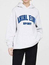 Embroidery Letter Hoodie Woman Autumn Winter Cotton Hooded Pullover Femm... - £155.73 GBP