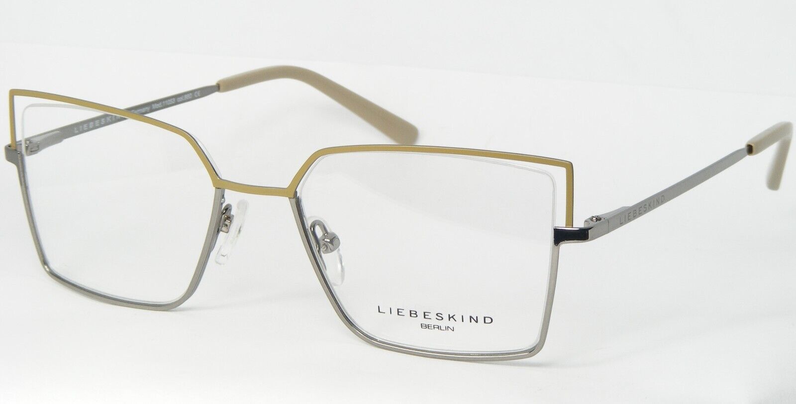 Liebeskind Berlino 11053 880 Kaki Argento Unico Vista 51-18-140mm Germania - $115.32