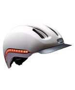 Nutcase VIO MIPS LED Helmet White Pink L/XL 23.25-24.5&quot; USB Rechargeable... - $1,112.94 MXN