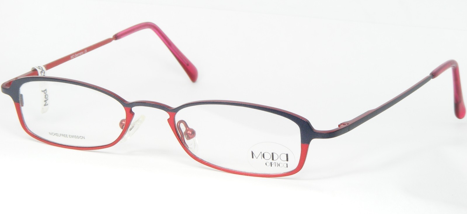 Moda Optische MO 2210 RB Dark Ägäis Blau/Rot Brille Brillengestell 45-15... - $42.82