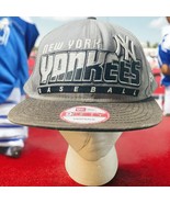 New York Yankees Baseball MLB New Era 9FIFTY Snapback Grey Black Spellou... - $44.28 CAD