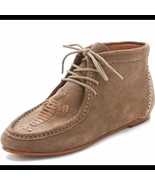 Joie Eye of the Tiger Suede Lace Up Moccasin Inspired Booties Size 9 - $91.63