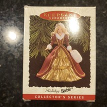 Vintage 1996 Hallmark Keepsake Holiday Barbie  Ornament Collectors Series Boxed - £11.20 GBP