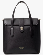 Kate Spade Essential North South Black Leather Tote Bag PXR00270 Satchel... - $148.48