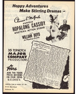 Rare 1946 Hopalong Cassidy Trade Press Reviews Brochure - £24.25 GBP