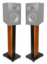 Pair 28&quot; 2-Tone Speaker Stands For Acoustic Audio PSS-52 Bookshelf Speakers - £135.46 GBP