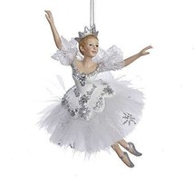 Nutcracker Suite Snow Queen Ballerina Christmas Tree Ornament C8574 New - $34.19