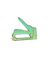 Vintage 1960&#39;s Swingline #101 Tacker Staple Gun Green Aqua Blue Hand Sta... - $9.50