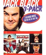Jack Black 3 Pack Nacho Libre / School of Rock / Orange County - 3 DVD S... - $90.80 MXN