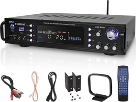 Hybrid Multi-Channel 3000 Watt Power Amplifier Home Audio Receiver, P330... - £177.82 GBP