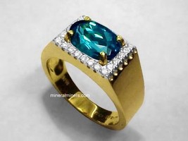 Blue Tourmaline Pendant, Faceted Blue Jewelry, 1.4 inch long Indicolite Pendant, - £1,803.71 GBP