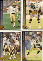 Lot of 1992 Pacific Trading Cards New Orleans Saints Jones Martin Brock NFL - £1.58 GBP