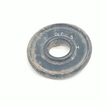 Jaguar XK140 XK150 Original Dash Light Switch Trim Escutcheon &quot;Off S H F... - $34.18 CAD