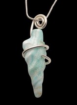 Sky Blue Angel Aragonite Star Crystal Pendant Real Crystals Third Eye Ch... - $1,072.58 MXN