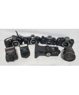 [Parts/Repair Lot] Cameras, Thyristors, Lens - Minolta, Canon, Nikon, Vi... - $37.99