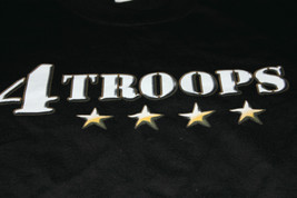 4 TROOPS - BAND Promotional PROMO Black T-Shirt - Size LARGE (L) - NEW - $9.99