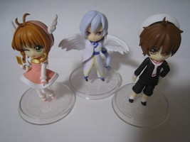 Banpresto Card Captor Sakura Kinomoto Sakura Syaoran Li Atsumete Figure Lot of 3 - £71.24 GBP