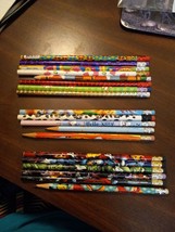 19 Novelty Pencils Tinkerbell Hulk Angry Birds Disney Hello Kitty Hannah Montana - $5.00