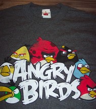 Vintage Style Angry Birds Video Game T-Shirt Mens Small New Original! - £15.82 GBP