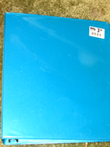 1.5 in. 3 D-RING DURABLE VIEW BINDER blue inside pockets (officeD) - £3.11 GBP