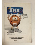 1999 Crispy M&amp;Ms Vintage Print Ad Advertisement pa19 - £6.18 GBP