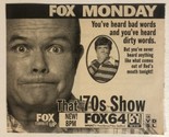 That 70s Show TV Guide Print Ad Topher Grace TPA7 - $5.93