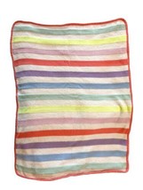 Cloud Island Striped Multi-texture Chenille Baby Blanket Fuzzy Sweater Knit - £47.06 GBP