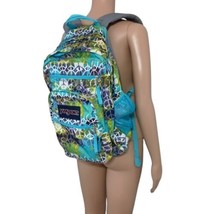 Jansport Backpack Peace Sign Allover Print Bohemian Boho Hippie Colorful... - $29.69