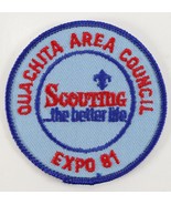 Vintage 1981 Ouachita Area Council Expo Blue Twill BSA Boy Scouts Americ... - $11.69
