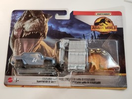 Matchbox Jurassic World Dino Transporters, Stegosaurus Claw Carrier - $13.35