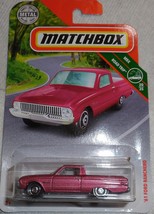 Matchbox 2018 &quot;61 Ford Ranchero&quot; #30/125 MBX Rescue #20/35 Mint Sealed Card - £2.24 GBP