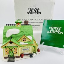 Dept 56 Van Guilder&#39;s Ornamental Ironworks 1997 New England Village W/ Light NIB - £22.44 GBP