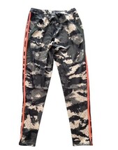 Adidas Camo Track Pants Mens M Gray Orange 3-Stripe Zip Ankle Joggers NWOT New image 7