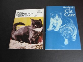 Set of (2) Booklets -1975 Handbook of Cat Care by Ralston Purina Cat Car... - £12.78 GBP
