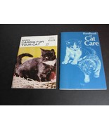Set of (2) Booklets -1975 Handbook of Cat Care by Ralston Purina Cat Car... - £12.58 GBP