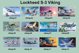 12 Different Lockheed S-3 Viking  Warplane Magnets - $100.00