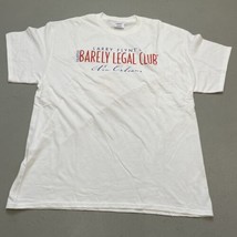 Larry Flynt Barely Legal Hustler Club New Orleans Shirt Sz L Double Sided - $19.79
