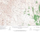Gollaher Mountain Quadrangle Nevada 1961 Map Vintage USGS 15 Minute Topo... - $16.89