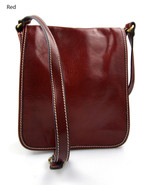 Mens shoulder leather bag leather crossbody shoulder bag genuine leather... - £103.78 GBP