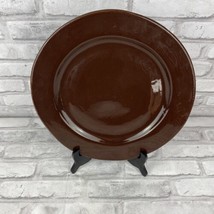 Vietri Cucina Fresca Cioccolatta Chocolate Dinner Plates 12&quot; Italy CIO-2621 - £15.28 GBP