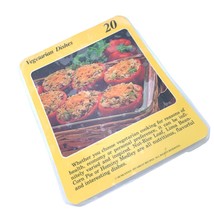 My Great Recipe Cards #20 Vegetarian Dishes Casserole Bake Vintage 1980s Set 68 - £15.76 GBP