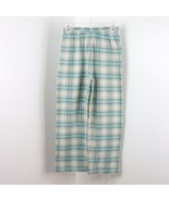 Outfitter Trading Girl&#39;s L Plaid Fleece-Lined Elastic Waist Pajama Loung... - £4.74 GBP