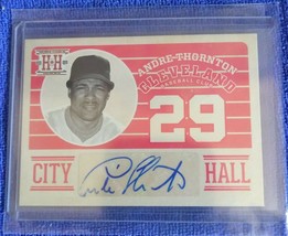 2013 Panini Hometown Heroes City Hall Signatures Andre Thornton #CHAT Auto - $169.42 MXN
