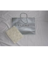 TRUMP International Hotel &amp; Tower Chicago Silver Gift Tote/Bag 16&quot;x12&quot;  ... - £7.85 GBP